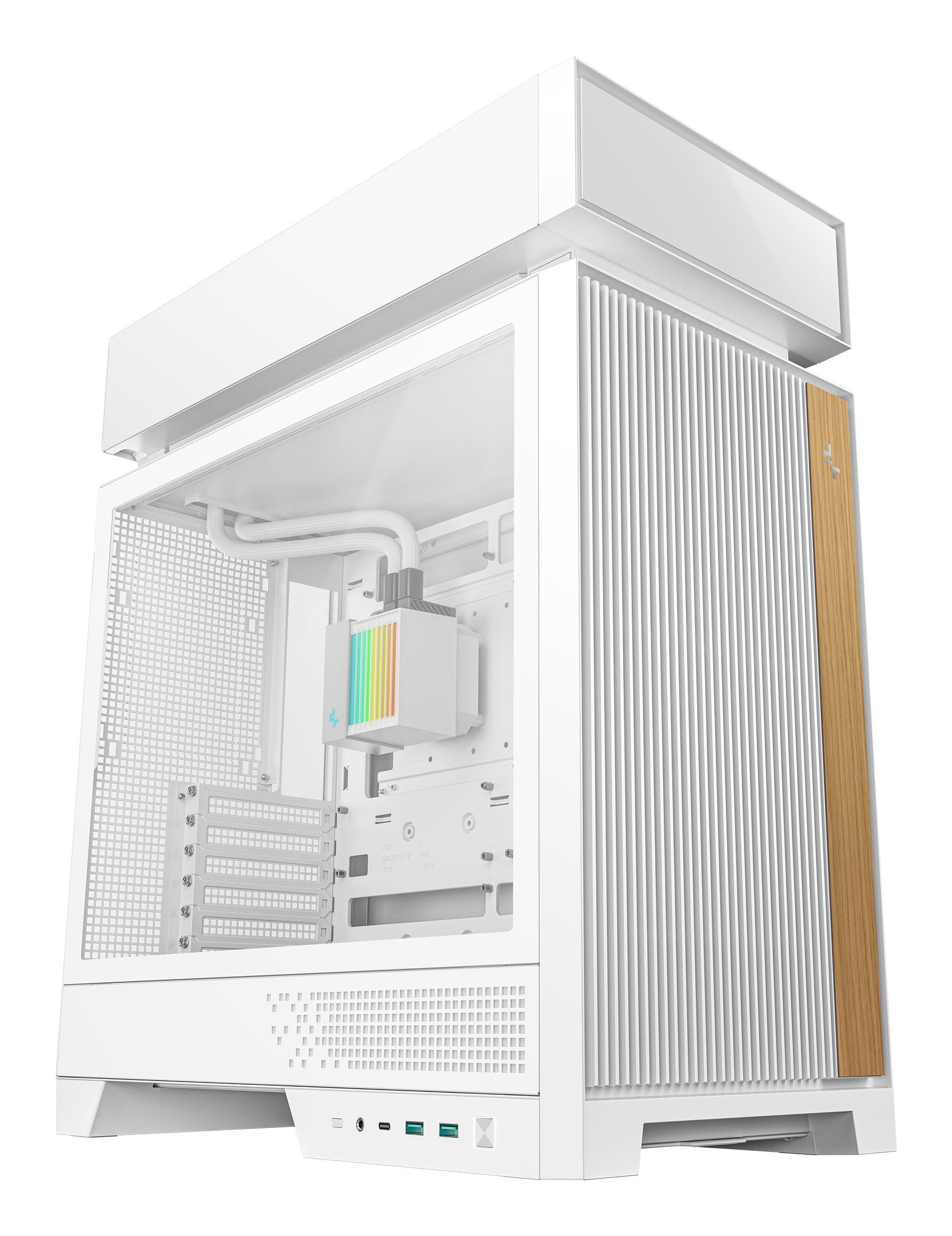 Caixa PC DEEPCOOL CL6600 WH (ATX, micro ATX, Mini-ITX - ATX, PS2, SFX, SFX-L - Midi Tower - Branco)