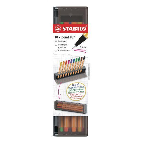 Conjunto de Canetas de Ponta de Fibra STABILO Point 88 8810-5 (Cores sortidas), miniatura 3