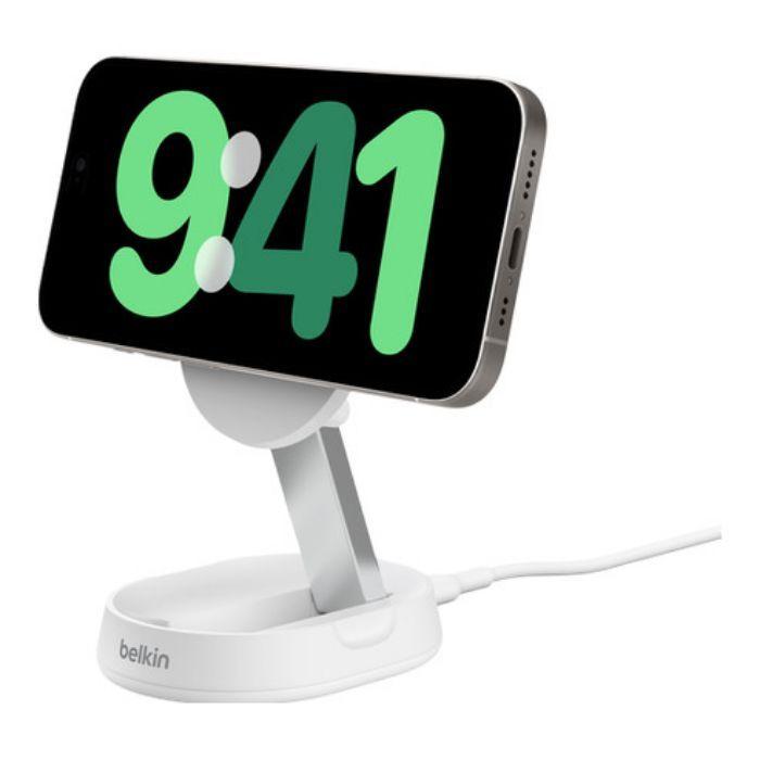 Carregador sem fios BELKIN BoostCharge Pro WIA008VFWH (USB Type-C para USB Type-C - Smartphone - Branco), miniatura 3