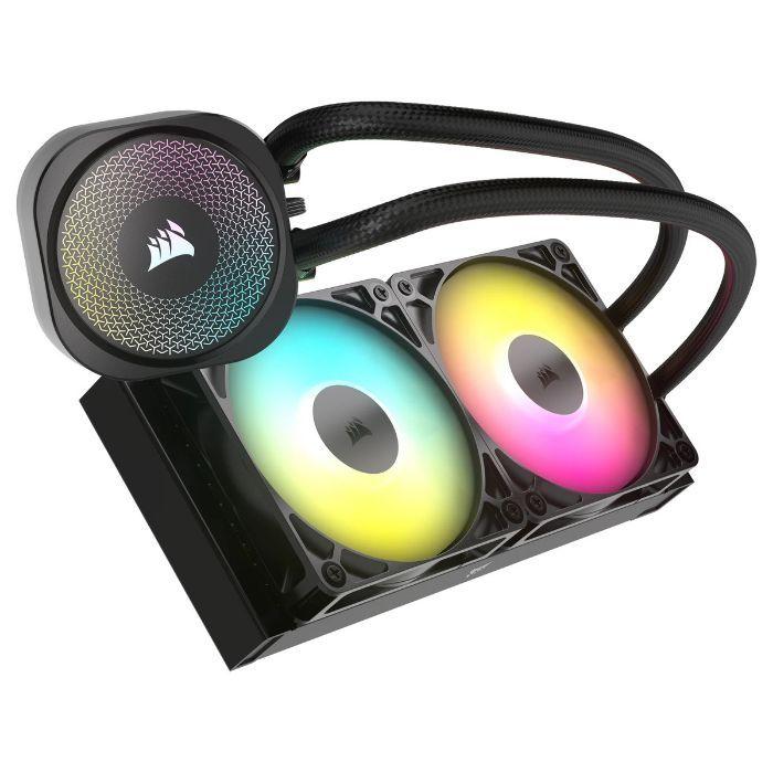 Refrigeração Líquida CPU CORSAIR Nautilus 240 ARGB (LGA 1700, AM4, AM5 - 2100 RPM - Altura 12,5 cm - Preto) — miniatura 3