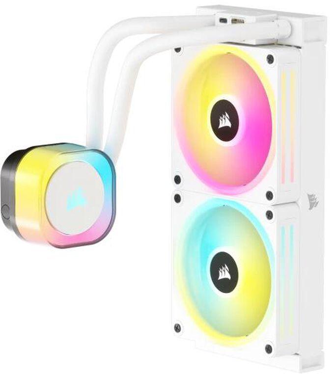 Sistema de Arrefecimento Líquido para CPU CORSAIR iCUE LINK H100i RGB (Multicolor - 12 cm - 2400 RPM - Branco) — miniatura 4