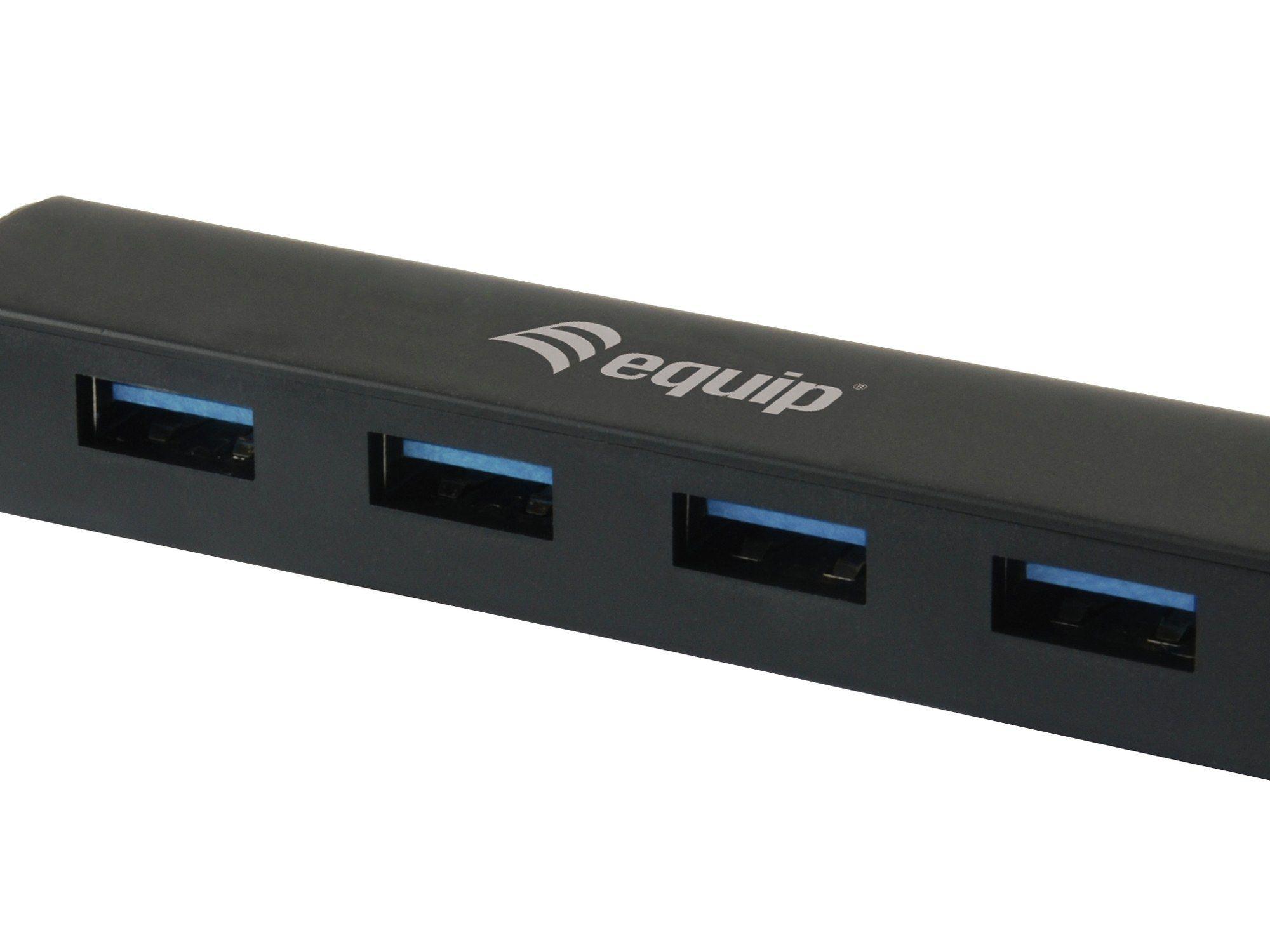 Hub USB EQUIP 128953 (Preto), miniatura 4