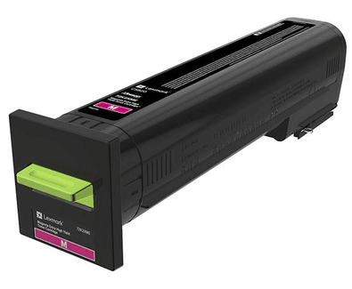 Toner LEXMARK 72K2XME (22 000 páginas - Lexmark CS820 - Magenta)