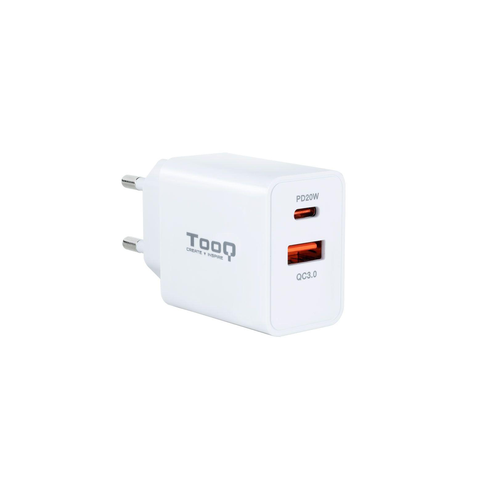 Carregador de Parede TOOQ TQWC-2SC04WT (20 W - Branco)