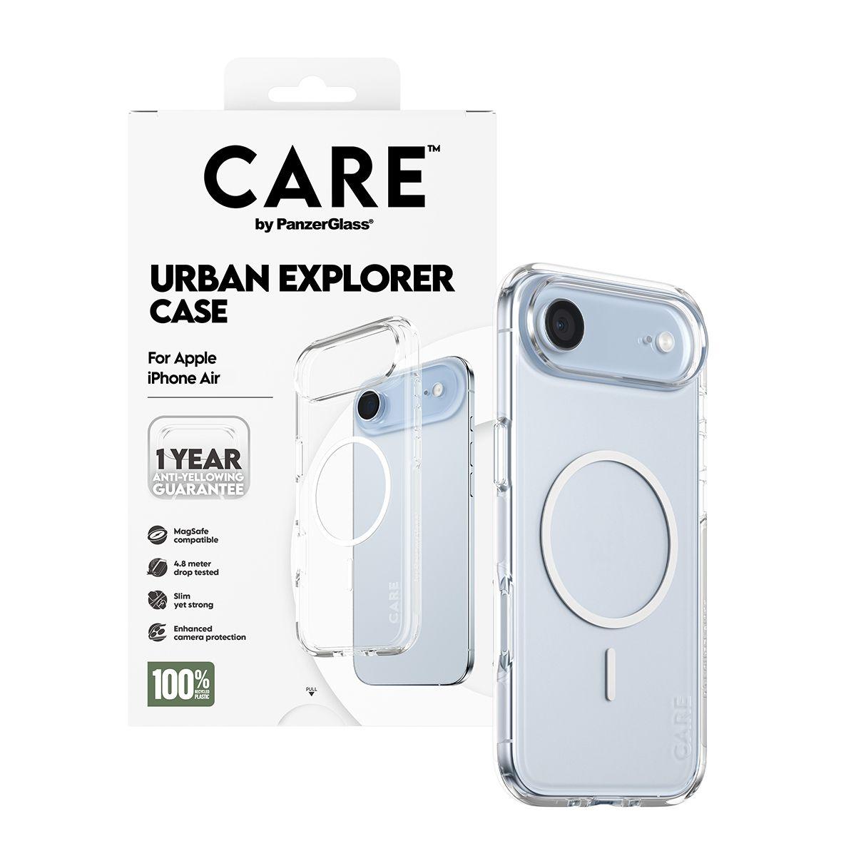 Capa PANZERGLASS CARE™ by Urban Explorer para iPhone Air (Apple - Transparente), miniatura 5