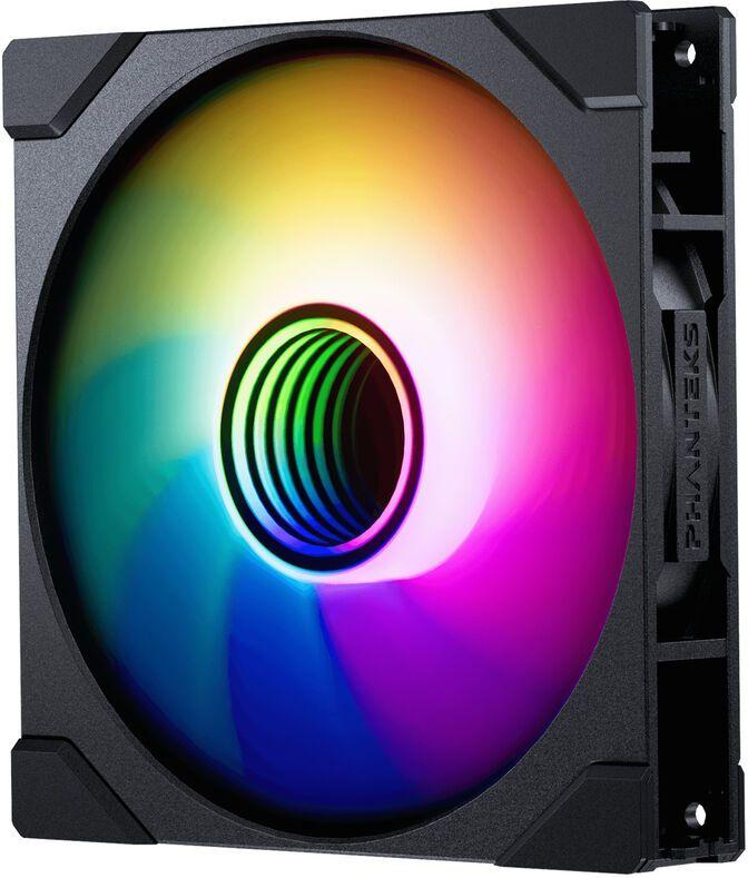 Ventoinha para Caixa de Computador PHANTEKS M25 Gen2 PWM Reverse Airflow D-RGB (D-RGB - Preto) — miniatura 3