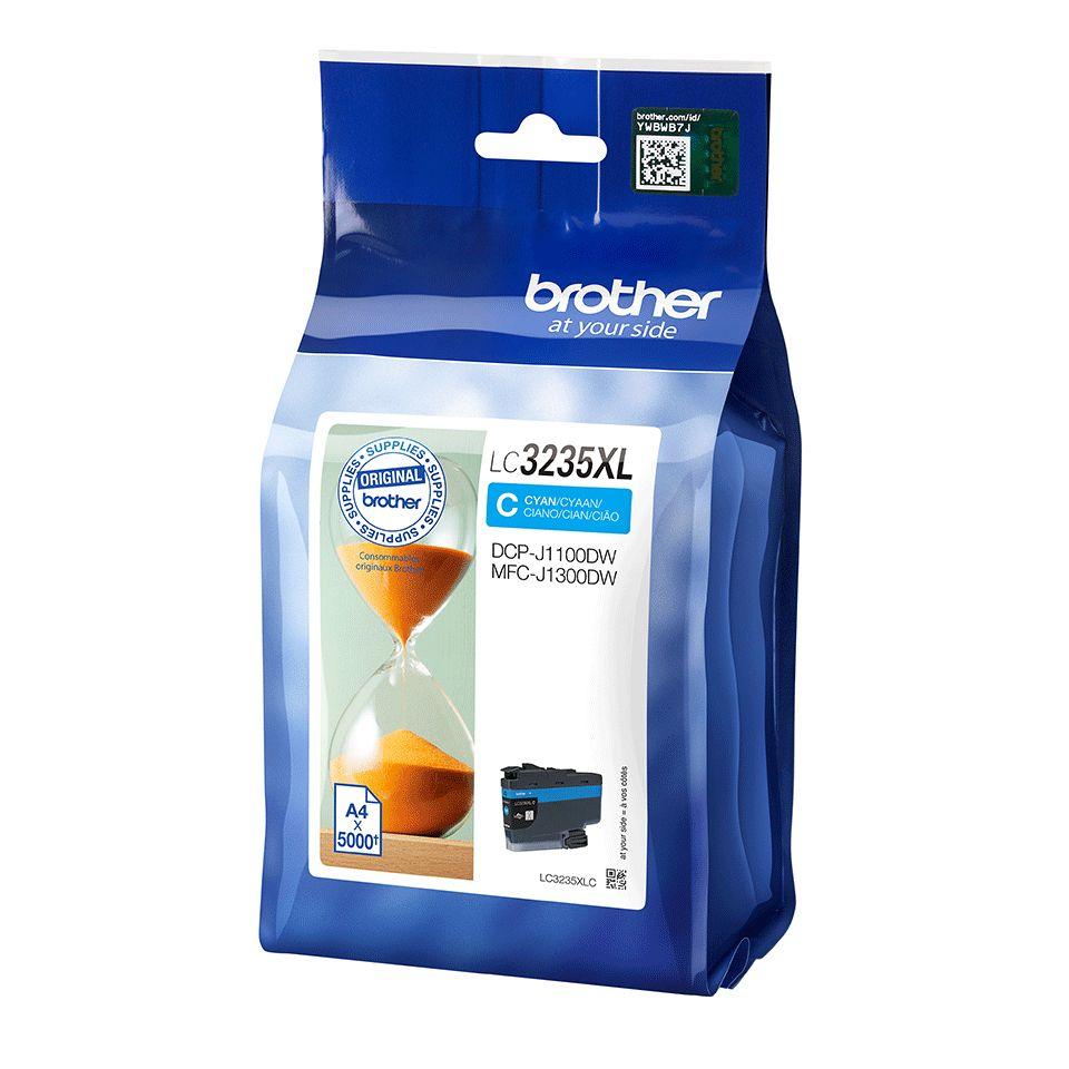 Tinteiro BROTHER LC3235XLC (5000 páginas - Ciano), miniatura 2