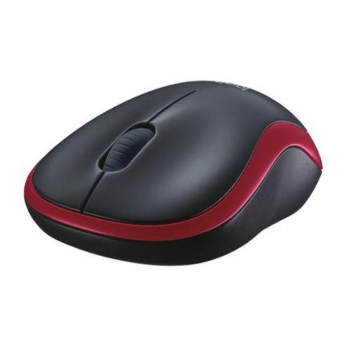 Rato LOGITECH M185 (Ambidestro - 1000 DPI - Ótico - Vermelho) — miniatura 3