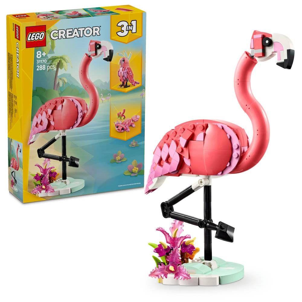 LEGO 31170 Creator Animais Selvagens: Flamingo Cor-de-rosa (8+ anos - 288 peças) — miniatura 3