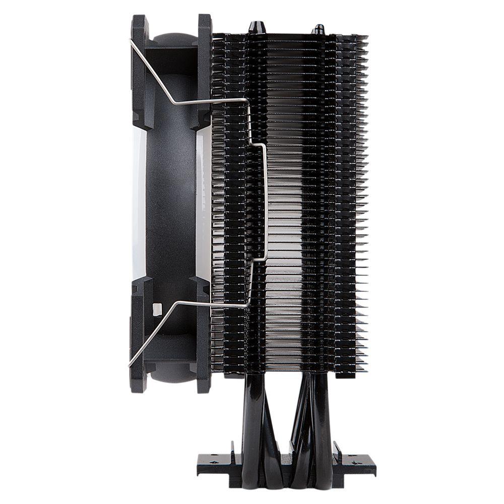 Dissipador de CPU HIDITEC C12 PWM ARGB (1600 RPM - Multi - 4-pin - Preto), miniatura 2