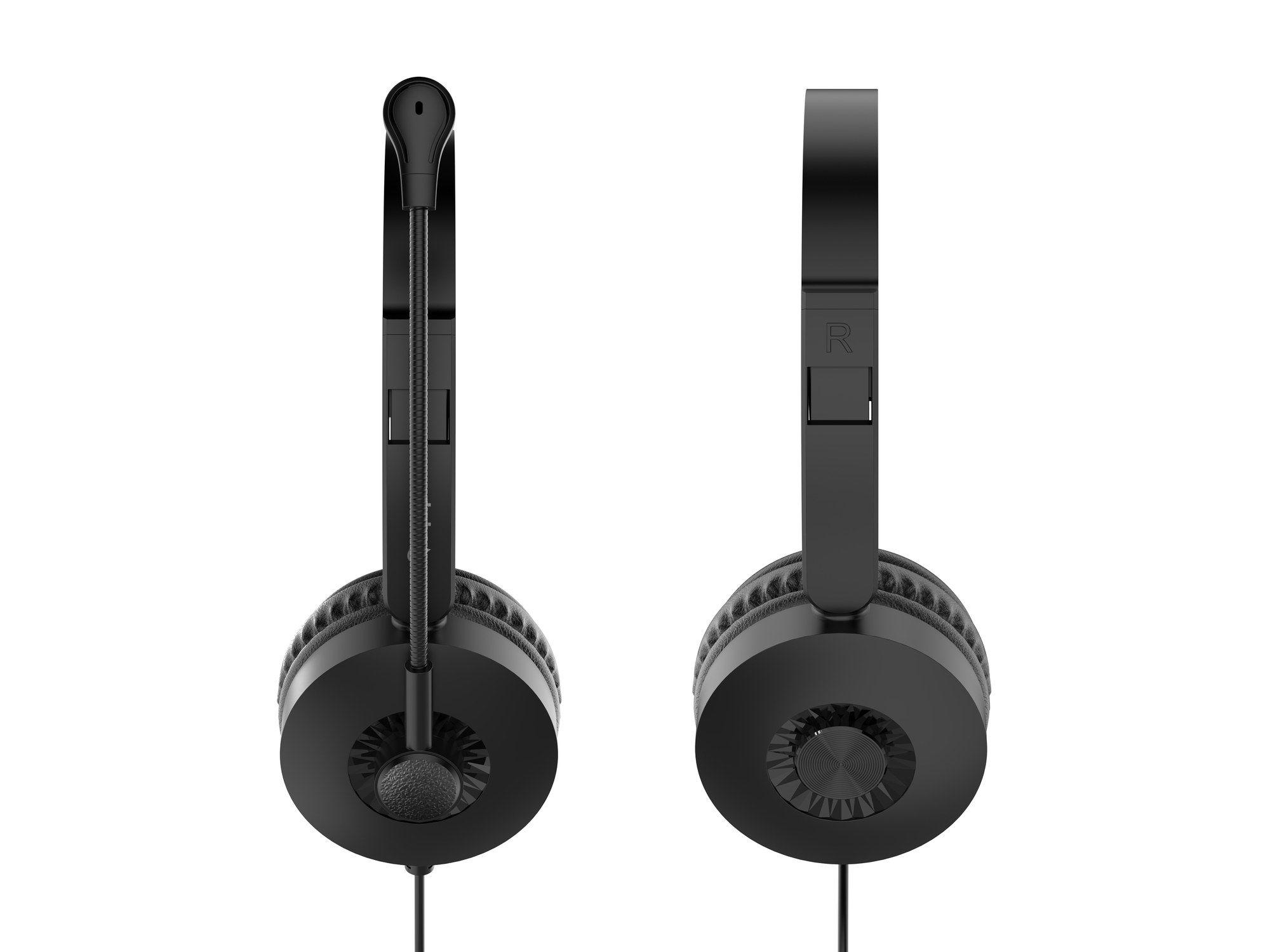 Auscultadores EQUIP 245301 (Binaural - Com fios - Supra-aural - Preto), miniatura 3