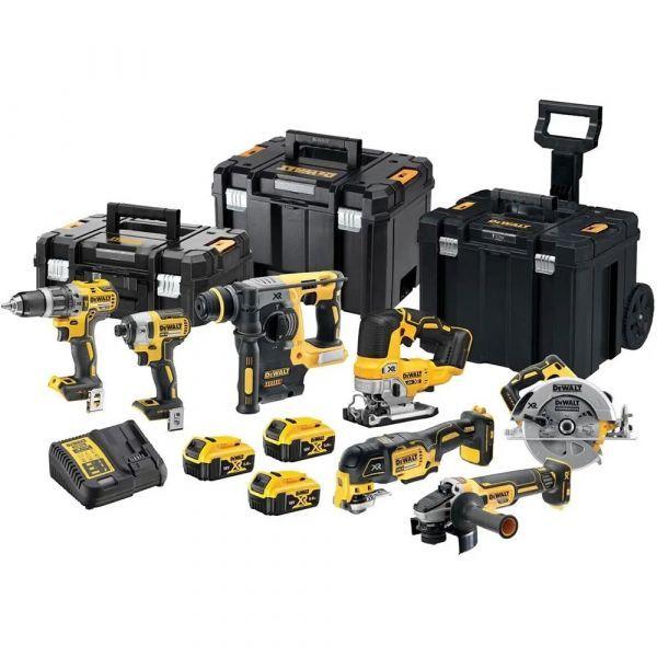 Kit de Ferramentas Sem Fios DEWALT DCK755P3T-QW (7 Ferramentas - 18 V)