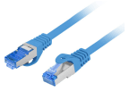Cabo de Rede LANBERG PCF6A-10CC-0200-B (2 m - Cat6A - RJ-45 - Azul)