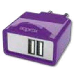 Carregador de Parede USB APPROX APPUSBWALL21P (Roxo)