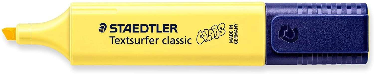 Marcador Fluorescente STAEDTLER Textsurfer Classic 364 C-100 (PP - Amarelo Pastel)