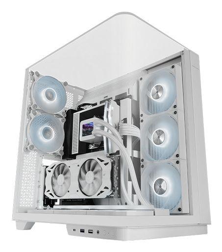 Caixa ATX MARS GAMING MC-INFINIO ARGB (ATX, Micro ATX, Mini-ITX - Tower - 16,5 cm - Branco) — miniatura 2