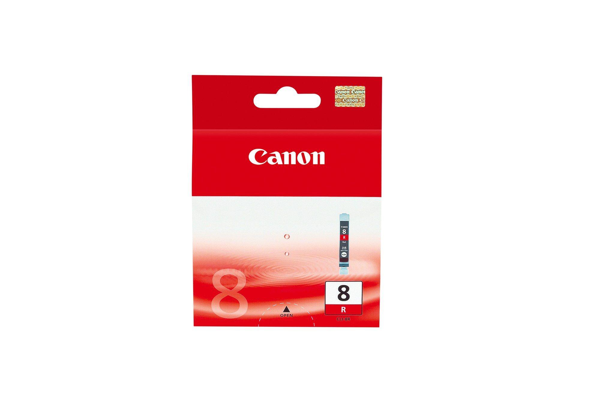 Tinteiro CANON 0626B001 / CLI-8R (2770 páginas - Vermelho)
