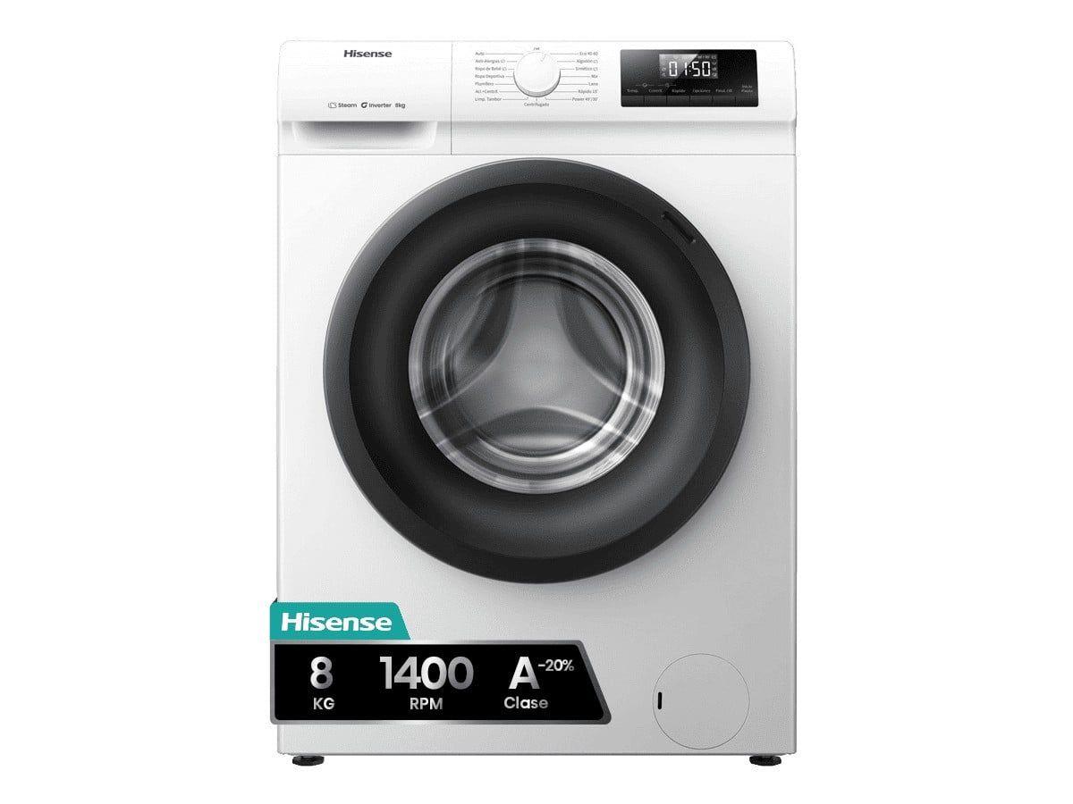 Máquina de Lavar Roupa Independente HISENSE WF1Q8041BW1 (1400 RPM - B - A - Branco)