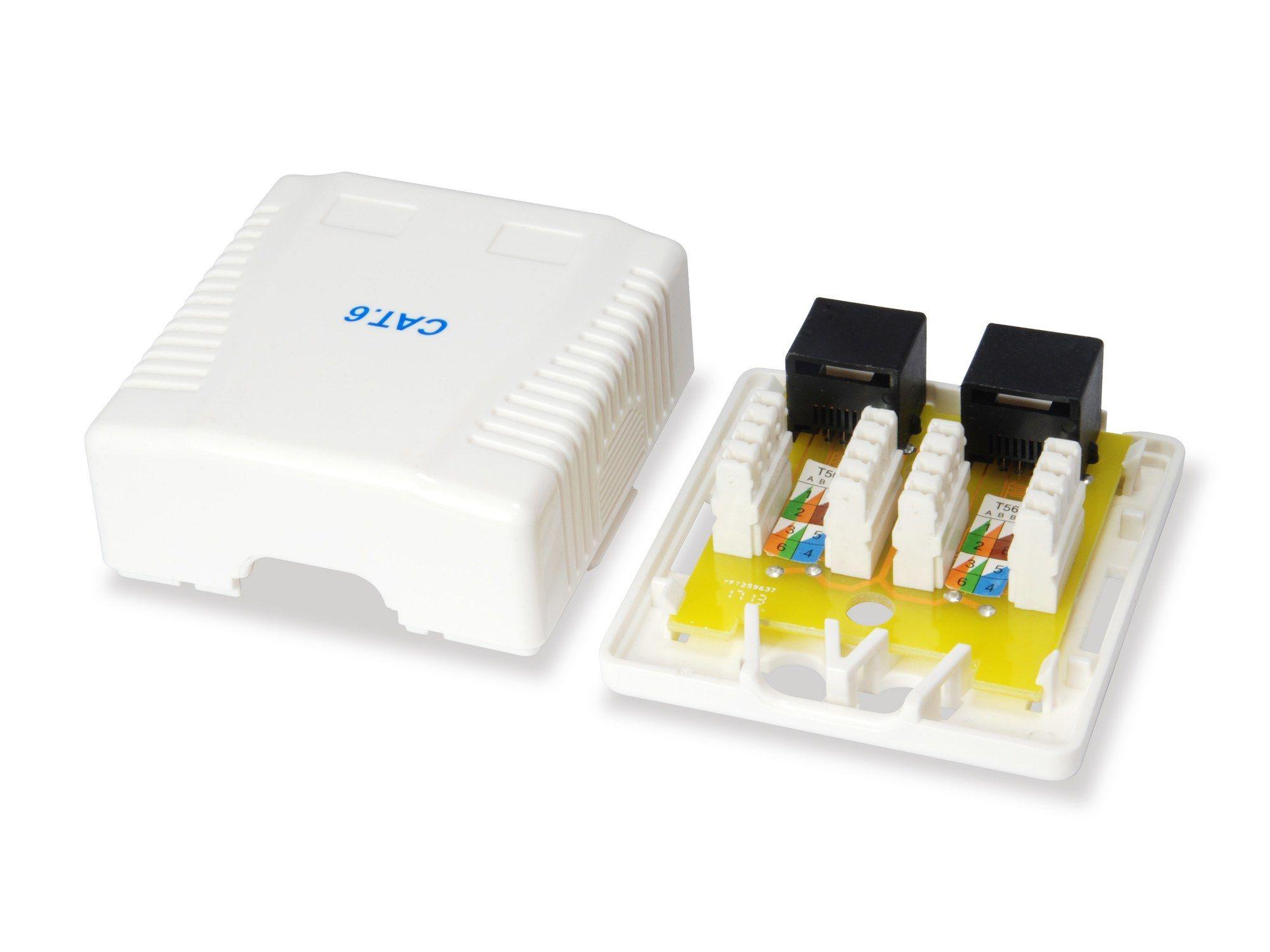 Caixa de Montagem RJ45 EQUIP 235214 (Branco), miniatura 4