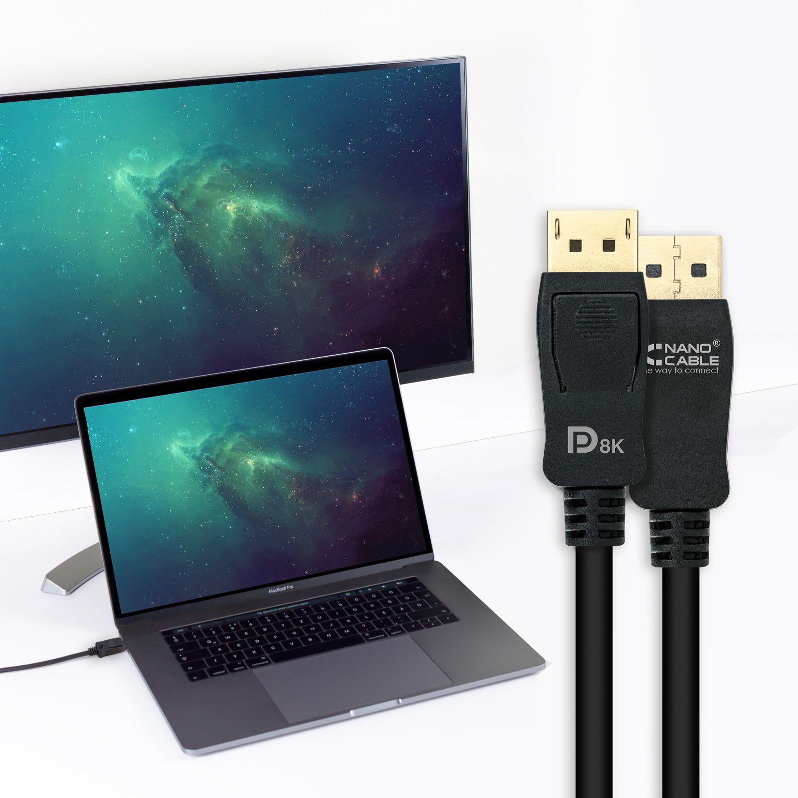 Cabo DisplayPort NANOCABLE 10.15.2502 (2 m - Preto) — miniatura 6