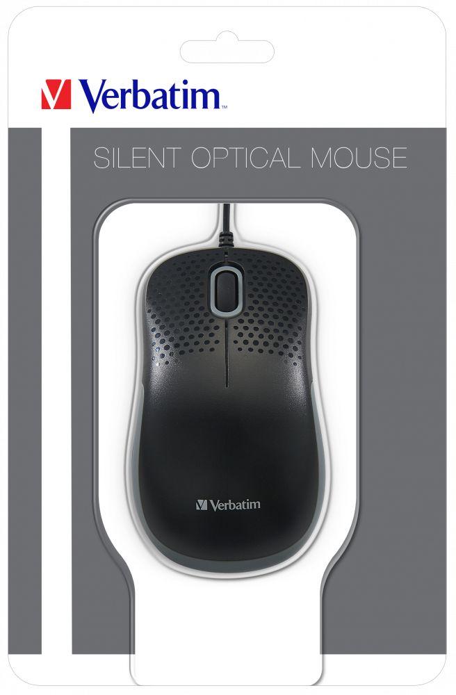 Rato VERBATIM Silent Mouse USB 49024 (Mão direita - 1000 DPI - Ótico - Preto), miniatura 5