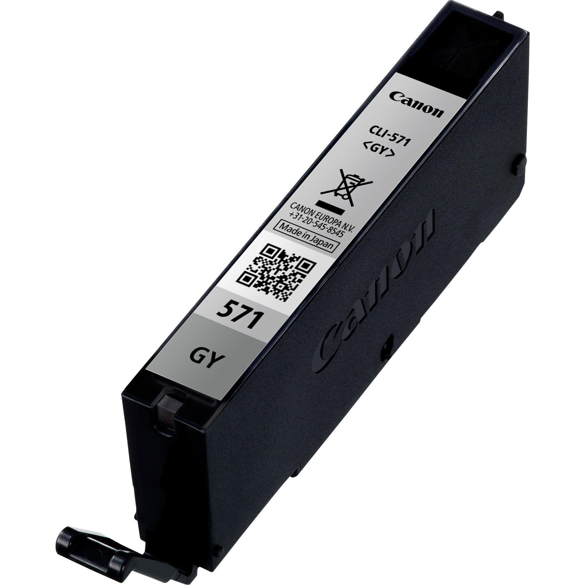 Tinteiro CANON CLI-571GY (125 páginas - Cinzento)