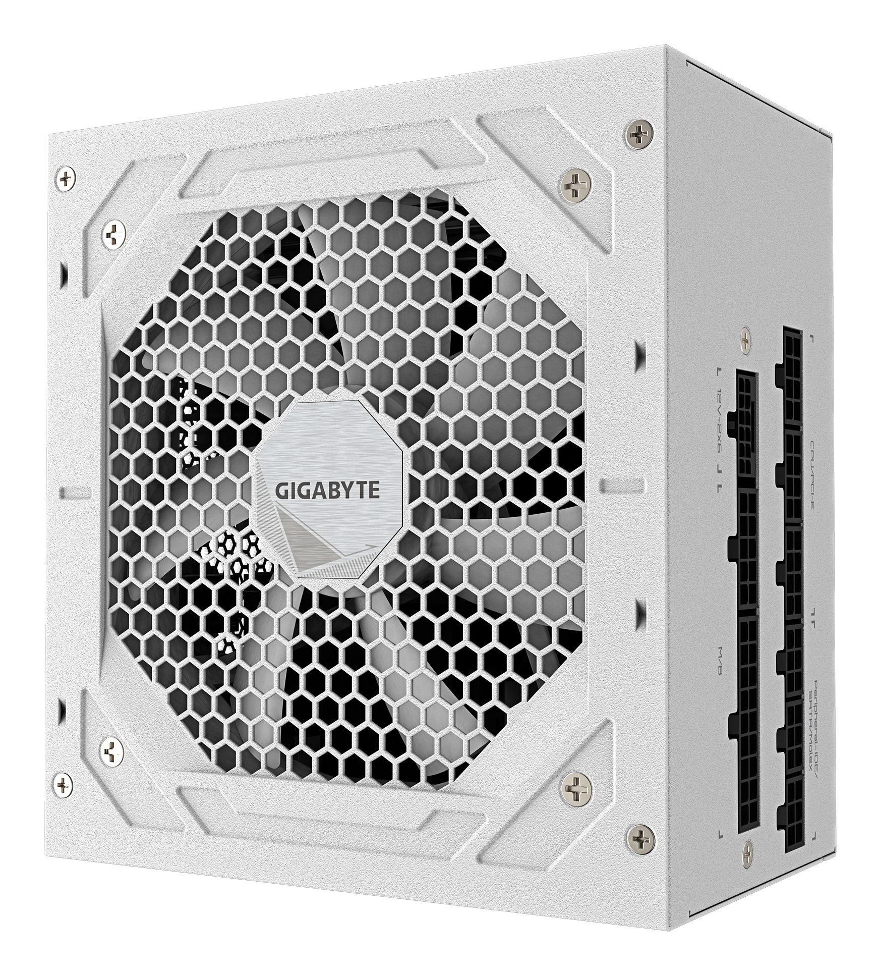 Fonte de Alimentação ATX GIGABYTE GP-UD850GM PG5 ICE EU (ATX - 850 W - 80 PLUS Gold - Branco), miniatura 2