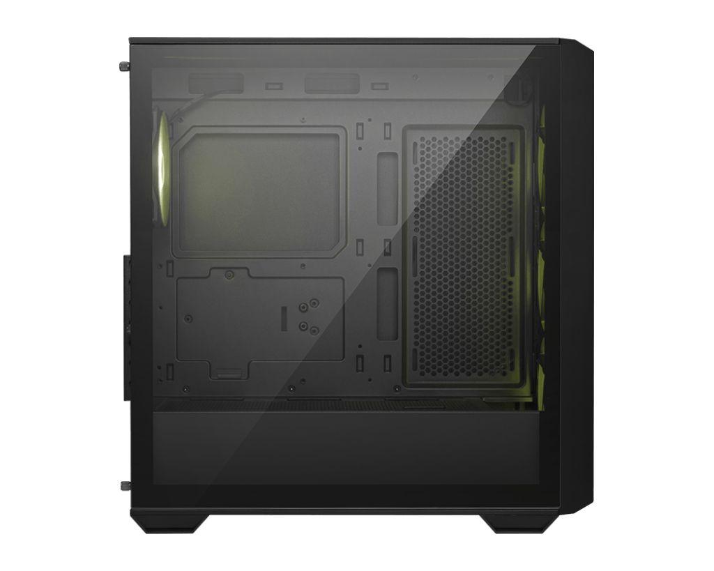 Caixa PC MSI MAG FORGE 330R AIRFLOW (ATX, Micro ATX, Mini-ITX - Midi Tower - Vidro temperado - Preto e Transparente) — miniatura 4