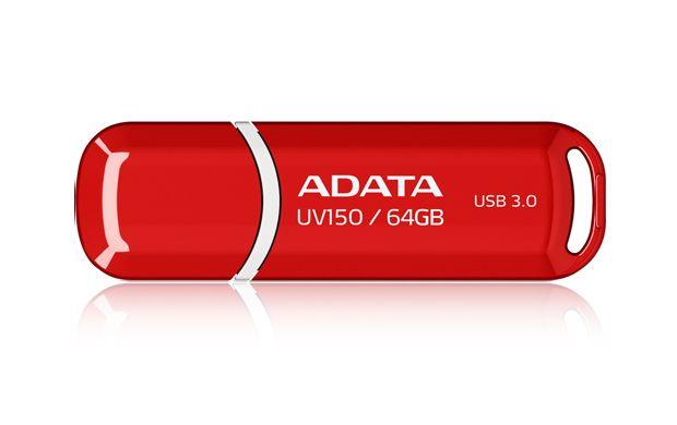 Pen USB ADATA DashDrive UV150 (Tampa - USB Type-A - 3.2 Gen 1 - Vermelho)