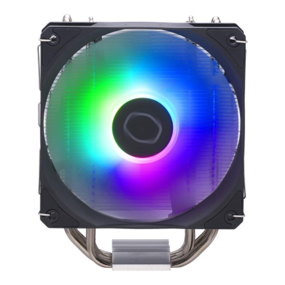 Cooler CPU COOLER MASTER Hyper 212 Spectrum V3 (12 cm - 1 ventoinha - 1750 RPM - Preto e Prateado)