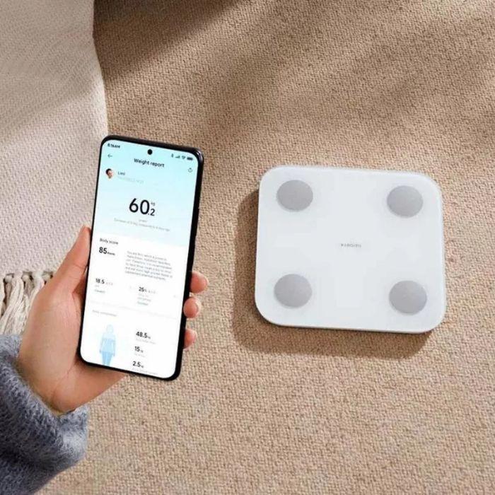 Balança Inteligente XIAOMI Body Composition Scale S400 (Vidro, plástico - Branco) — miniatura 4