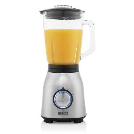 Liquidificadora PRINCESS 212091 (1000 W - 20000 RPM - Corrente alternada - Inox e Preto)