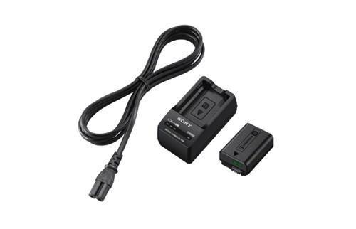 Kit de Bateria e Carregador para Câmara SONY ACC-TRW (Preto)