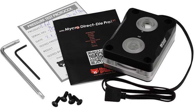 Dissipador Térmico THERMAL GRIZZLY Mycro Direct-Die Pro RGB V1 (Intel 1851 - RGB - Preto/Transparente), miniatura 4
