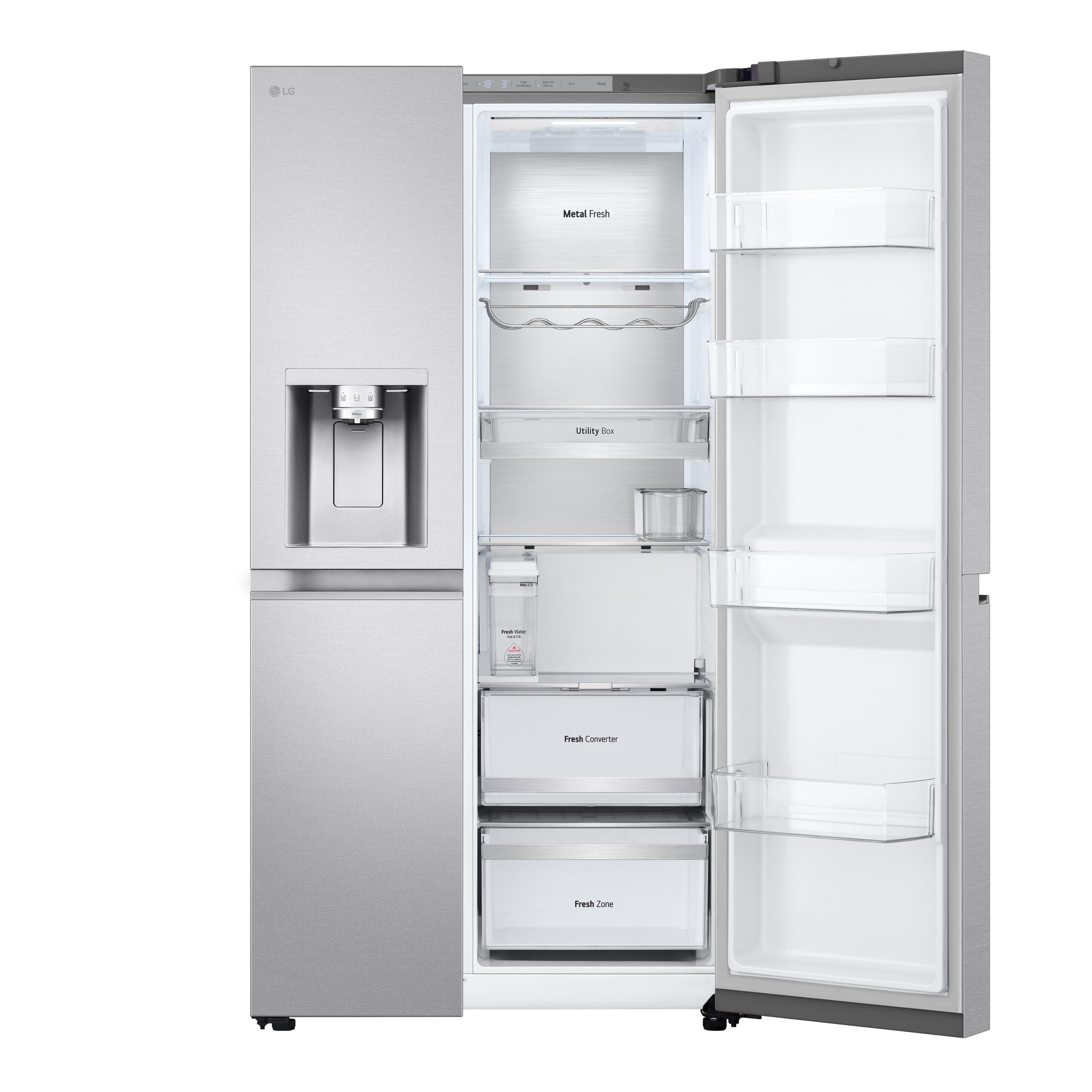 Frigorífico Americano Independente LG GSLE91MBAC (628 L - 179x91x74 cm - Metálico), miniatura 13
