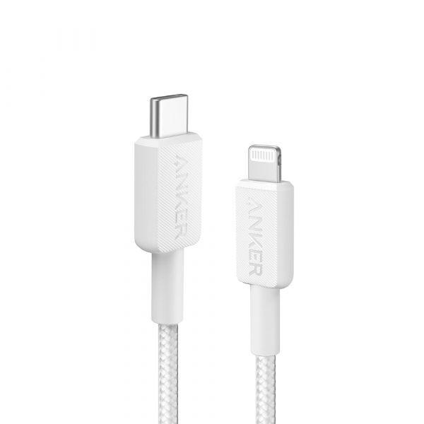 Cabo USB-C para Lightning ANKER 322 (1,8 m - USB-C - Branco) — miniatura 2