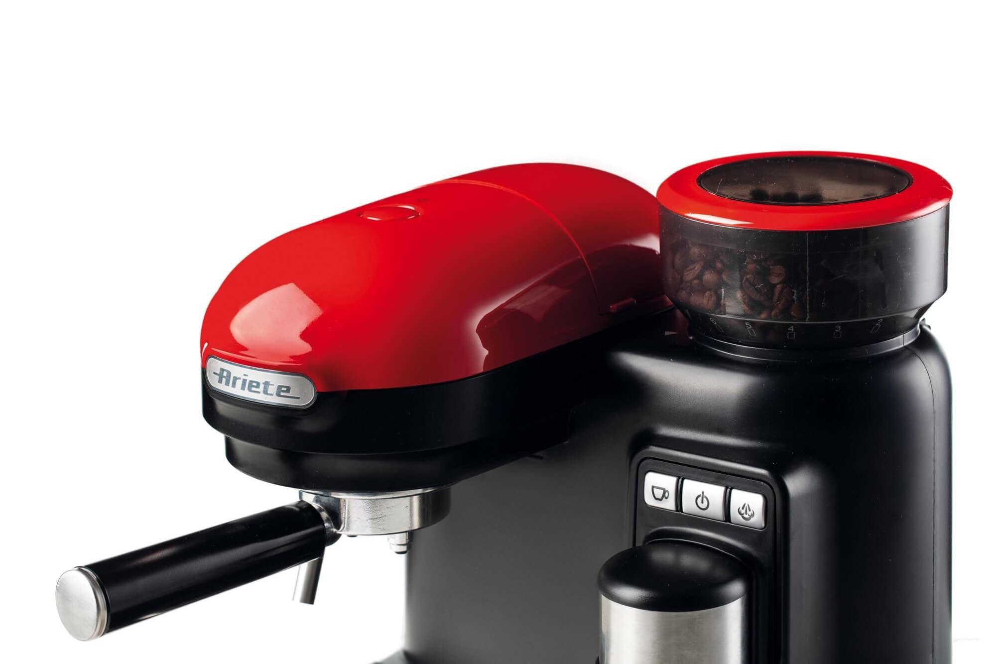 Máquina de Café Expresso Manual ARIETE Moderna 1318/00 (Café moído e grãos de café - 1080 W - 15 bar - Vermelho), miniatura 5