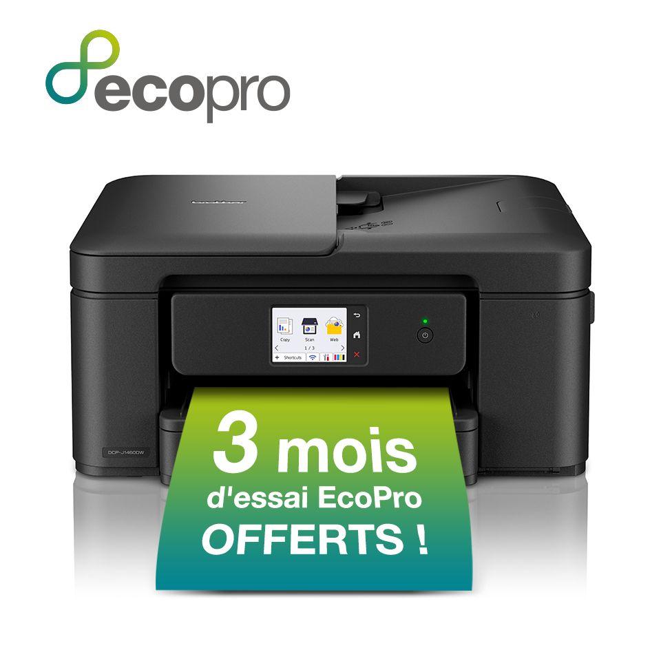 Impressora Multifunções a Jato de Tinta BROTHER DCP-J1460DW (A4 - Impressão a cores - 150 folhas - Preto), miniatura 2