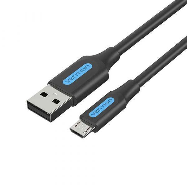 Cabo USB VENTION COLBF (1 m - Micro-USB B - USB A - Preto) — miniatura 2
