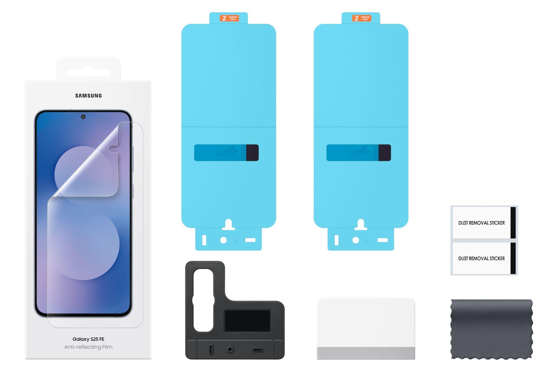 Película Protetora de Ecrã SAMSUNG Galaxy S25 FE EF-US731CTEGWW (Plástico - Transparente) — miniatura 4