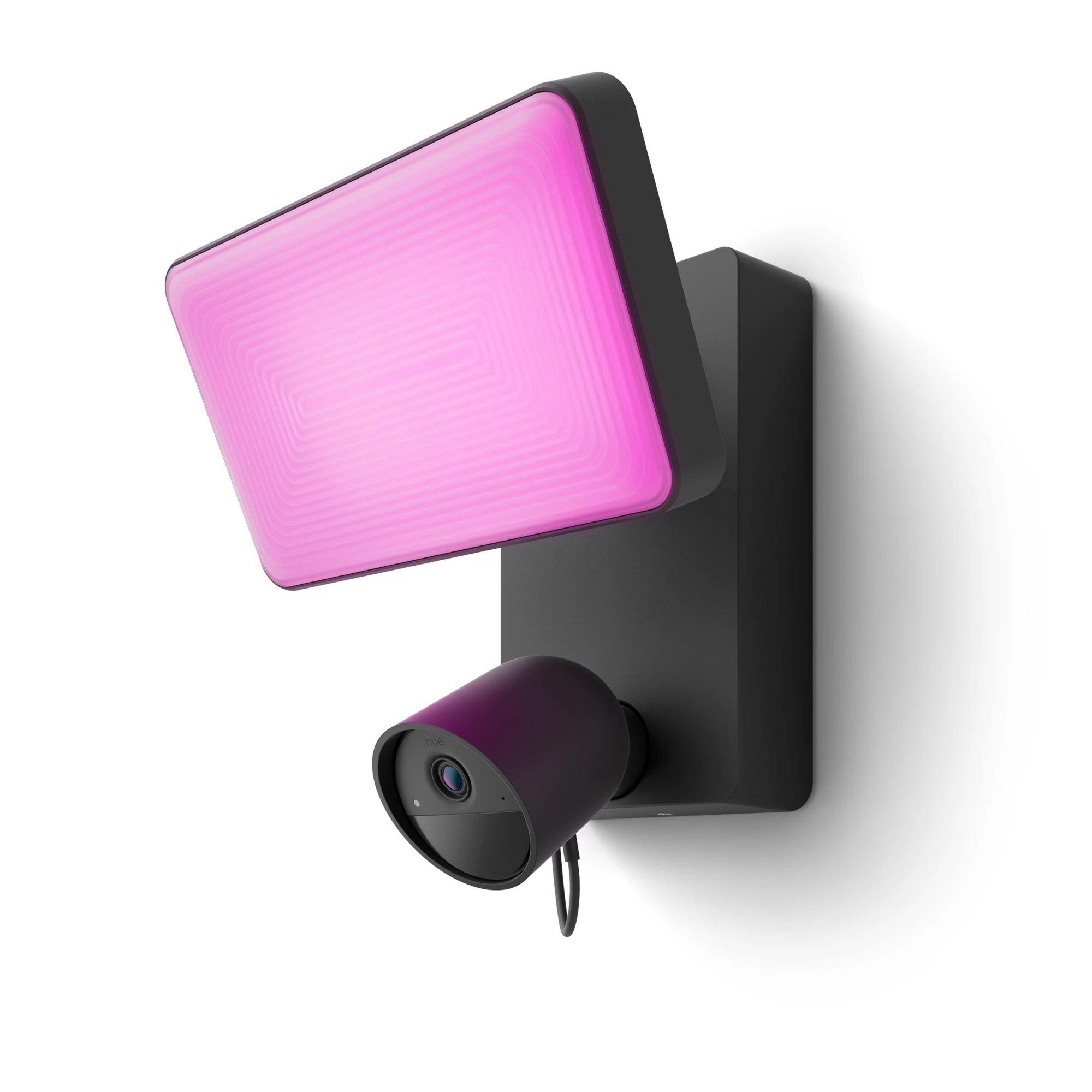Câmara de Segurança com Projetor PHILIPS Hue Secure 929003608801 (Exterior - 1920 x 1080 pixels - IP44 - Preto)
