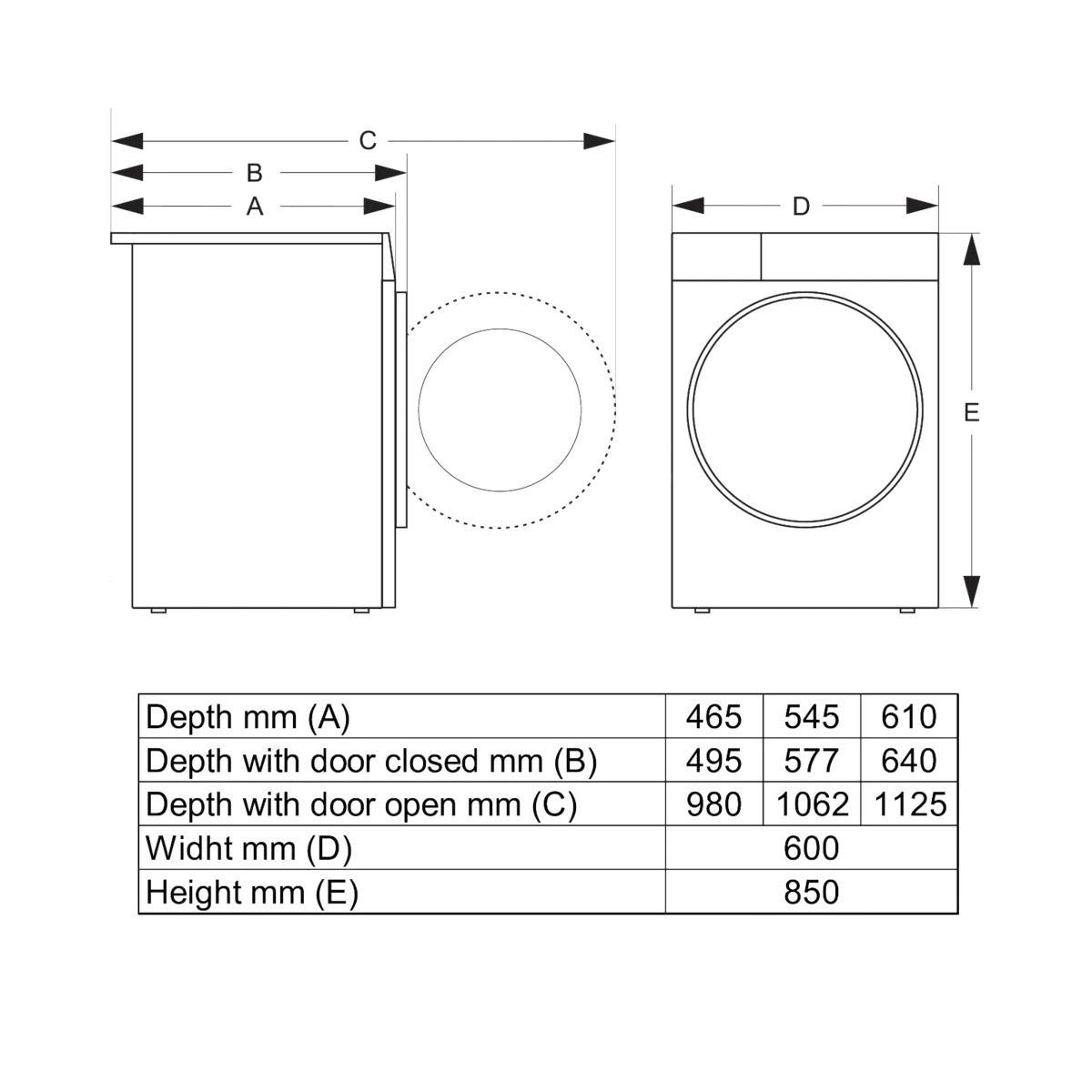 Máquina de Lavar Roupa Independente GORENJE WPNA94A1TS (1300 RPM - B - A - Branco) — miniatura 8