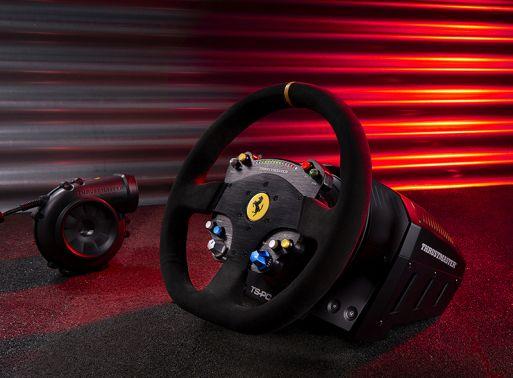 Volante THRUSTMASTER TS-PC Racer Ferrari 488 Challenge Edition (PC - Com fios - Preto) — miniatura 6