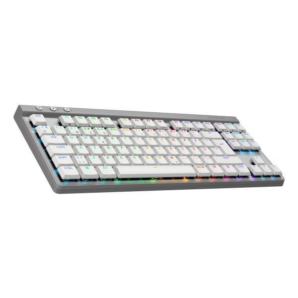 Teclado LOGITECH G515 LIGHTSPEED TKL (Nórdico - Logitech GL Tactile - RF sem fios + Bluetooth - Branco) — miniatura 2