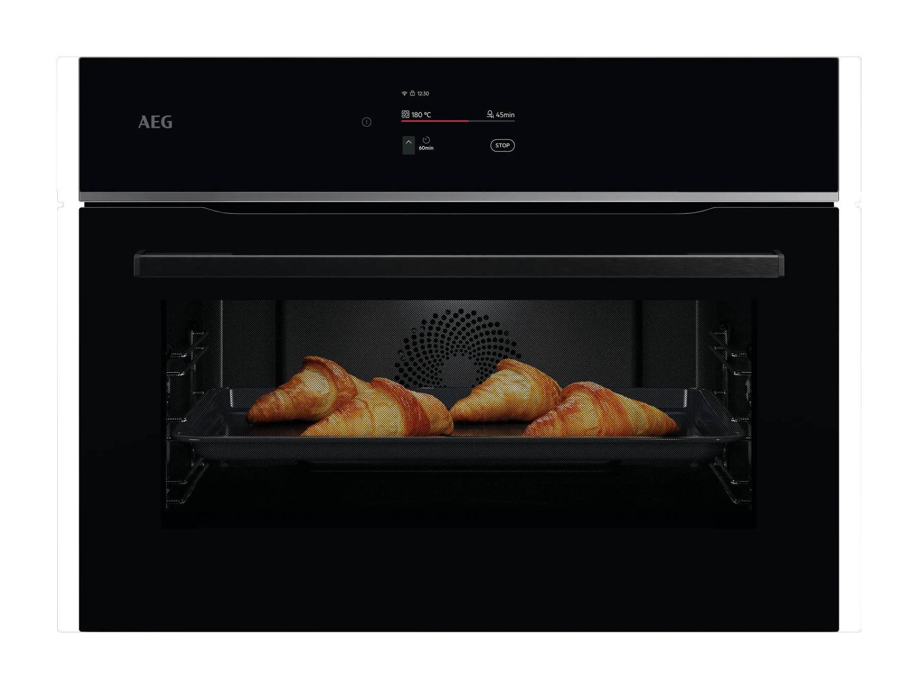Forno de Encastre AEG TA7PK721B (Forno elétrico - 45 l - 30–300 °C - Preto)