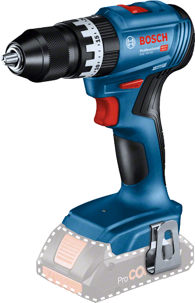Berbequim com Percussão BOSCH GSB 18V-45 Professional (18 V - 45 Nm)