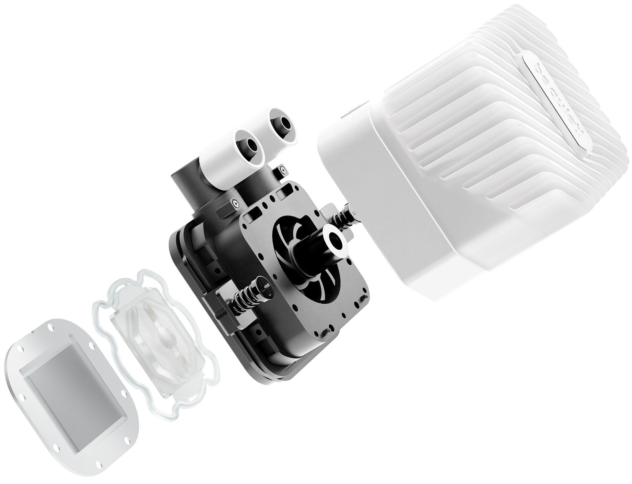 Refrigerador Líquido All-in-One BE QUIET! LIGHT LOOP 240mm (120 mm - 2 ventoinhas - 2100 RPM - Branco) — miniatura 6