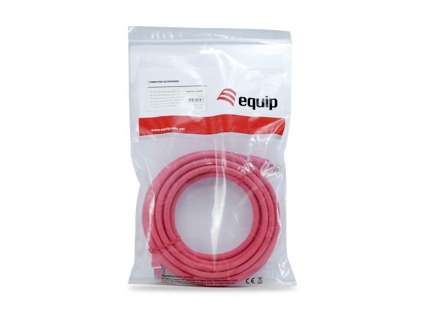 Cabo de Rede RJ45 EQUIP 608027 (0,5 m - RJ-45 macho - PoE+, PoE++ - Vermelho), miniatura 3