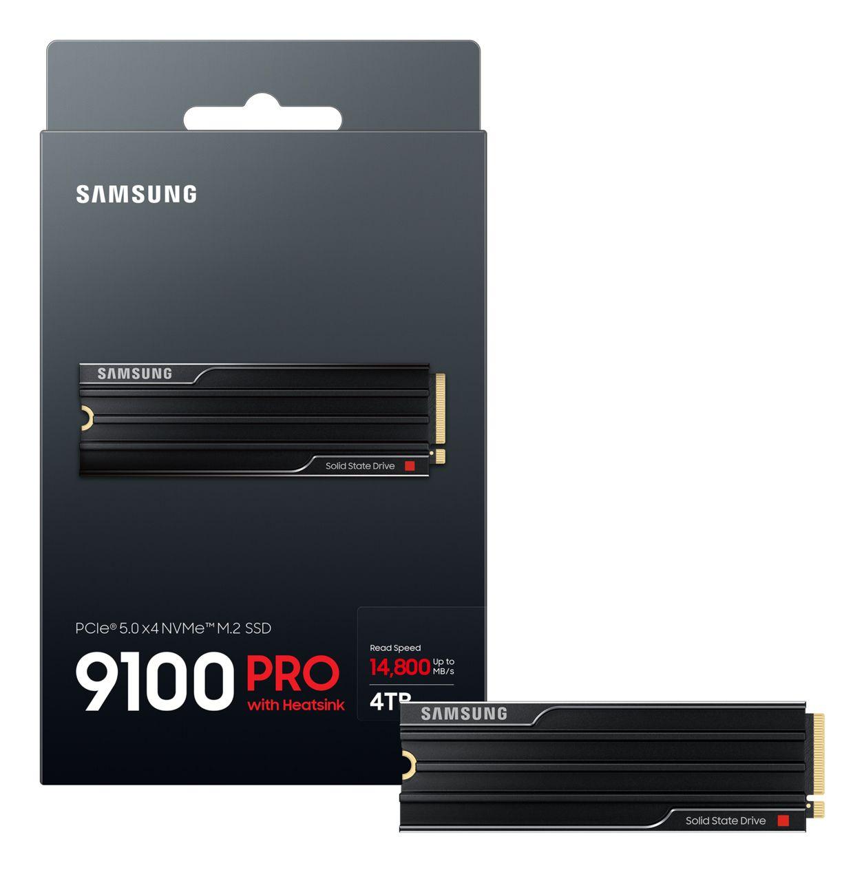 SSD SAMSUNG 9100 PRO MZ-VAP4T0CW (4 TB - M.2 2280 - PCI Express 5.0 NVMe - Preto) — miniatura 2