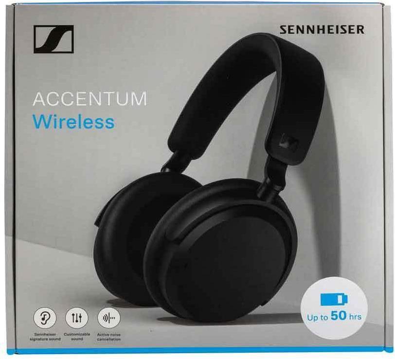 Auscultadores SENNHEISER ACCENTUM (Bluetooth 5.2 - 37 mm - 10 Hz a 22 kHz - Preto)